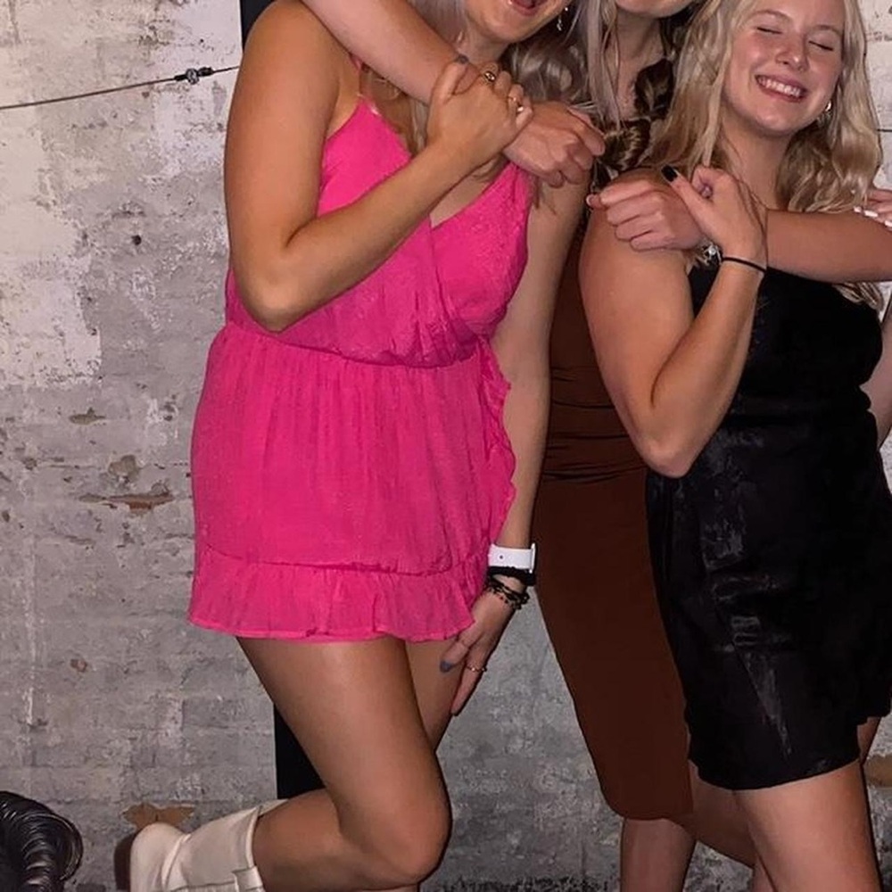 Pink Ruffled Romper - Picture 4 of 5